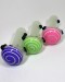 4.5'' Glow In The Dark With Slime Color Join Head Hand Pipe