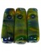 4.25'' Square Double Glass Fancy Hand Pipe