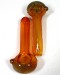 4.25'' Gold Fumed Skinny Hand Pipe