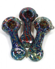 4'' Multi Color Dot Frit Hand Pipe