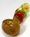 3.5'' Frit Head With Body Twisted Hand Pipe