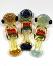 5'' Square Body Rasta Design Hand Pipe