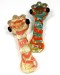 5.5'' Frit And Multi Marble Glass Hand Pipe