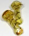 4'' Color Changing Rasta Striped Hand Pipe 