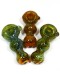 4.5'' Triple Ball Heavy Glass Art Spoon Pipe (140g)