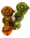 4.5'' Triple Ball Heavy Glass Art Spoon Pipe (140g)