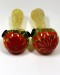 5'' Silver Fumed With Color Art Head Hand Pipe