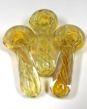 4.5'' Transparent Water Color Design Hand Pipe (140g)