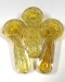 4.5'' Transparent Water Color Design Hand Pipe (140g)