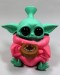 4.75'' Tall Baby Yoda Silicone Water Pipe