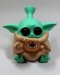 4.75'' Tall Baby Yoda Silicone Water Pipe