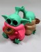 4.75'' Tall Baby Yoda Silicone Water Pipe