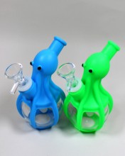 5.5'' Silicone With Fat boy Water Pipe With Bowl