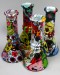 6'' Tall Soft Glass Beaker Base Tattoo Print Water Pipe