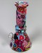 6'' Tall Soft Glass Beaker Base Tattoo Print Water Pipe