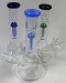 8.5'' 6 Arms Perc Beaker Base Water Pipe GnG (Down stem And Bowl)