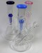 8.5'' 6 Arms Perc Beaker Base Water Pipe GnG (Down stem And Bowl)