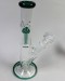 8.5'' Straigh Tube With 6 Arms Tree Perc GnG Water Pipe (Down Stem And Bowl) 