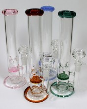 10'' 38mm Tube Single Honey comb Water Pipe With 14mm Nice Bowl