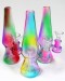 7'' Lava Lamp Water Pipe With Nice Color Glass With 14mm Bowl