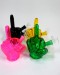 6.5'' Beautiful Middle Finger Glass Water Pipe With 14mm Bowl