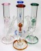 10'' Straight Tube With 6 Arms Perc GnG Water Pipe (Down Stem With 14mm Bowl)