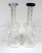 8.5'' Stemless Glass and Glass Twisted Glass Water Pipe With 14mm Bowl