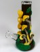 8'' 3d Mushroom Water Pipe With Down Stem and 14mm Bowl