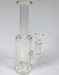8'' Clear Stemless Straight Shooter Water Pipe With 14mm Bowl