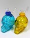 4'' Colored Glass Skull Water Pipe
