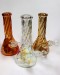 8'' Tall Twisted Beaker Base Metallic Water Pipe (Down stem and Bowl)