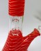 8'' Single Dome Perc Netted Water Pipe With 2 in 1 Slide