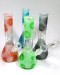8'' Single Dome Perc Color Jelly Water Pipe With 2 in 1 Slide