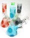 8'' Single Dome Perc Color Jelly Water Pipe With 2 in 1 Slide
