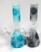 8'' Single Dome Perc Color Jelly Water Pipe With 2 in 1 Slide