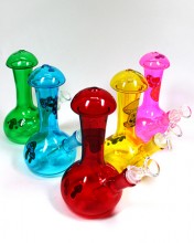 7.5'' Mushroom Shape Round Base Metallic Water Pipe (14mm Down stem and Bowl)