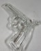 11'' Long Glass Revolver Bong With 14mm Bowl