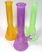 14'' 7mm Thick Beaker Base Milky Slime Color Water Pipe With Down Stem and Bowl