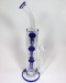 16'' 10 arm Triple Perc Water Pipe with Down stem and Bowl