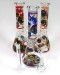10'' Mix Decal Print Beaker Base Water Pipe (Down stem and Bowl)