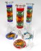10'' Wig Wag Decal Beaker Base Water Pipe (Down Stem Bowl) 