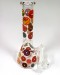 10'' Donut Decal Print Water Pipe (Down Stem and Bowl)