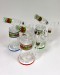 7.5'' Inside Barrel Microscopes Design Water Pipe With Quartz Banger