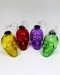 4'' Colored Glass Skull Water Pipe