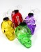 4'' Colored Glass Skull Water Pipe