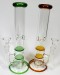 10'' Double Honey Comb Perc Water Pipe With 14mm Bowl