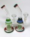 8'' Inside Round Perc Water Pipe (14mm Bowl)