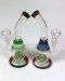 8'' Inside Round Perc Water Pipe (14mm Bowl)