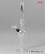 11" Twisted Water pipe with Design