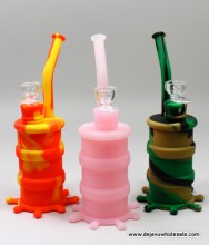 8" Silicon Water Pipe with Bowl